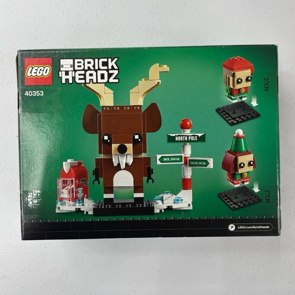 NEW LEGO BrickHeadz Set 40353‎ Elf Reindeer Elfie Toy 281 Pieces Ages 10+ - Picture 2 of 4